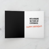 Carte Amusant pour toujours 21 ans d'expérience (Intérieur)