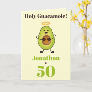 Carte Amusant pun d'avocat mexicain 50e