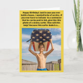 Carte Amusant Pun Lean Waver Joyeux Anniversaire (Devant)