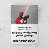 Carte Amusant, salutation d'anniversaire pour frère, gui (Intérieur)