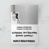 Carte Amusant, salutation d'anniversaire pour neveu, gui (Intérieur)