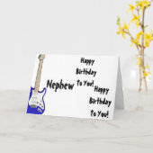 Carte Amusant, salutation d'anniversaire pour neveu, gui (Fleur jaune)