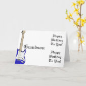Carte Amusant, salutation d'anniversaire pour petit-fils (Fleur jaune)