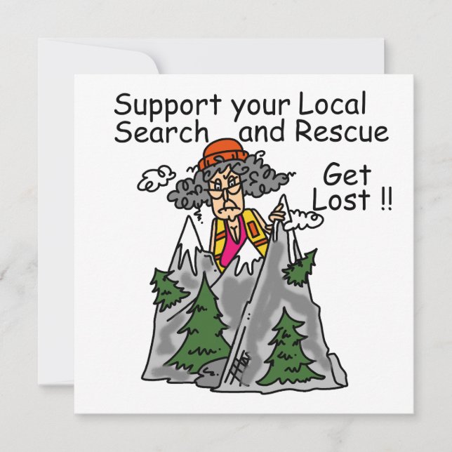 Carte Amusant se perdre (Devant)