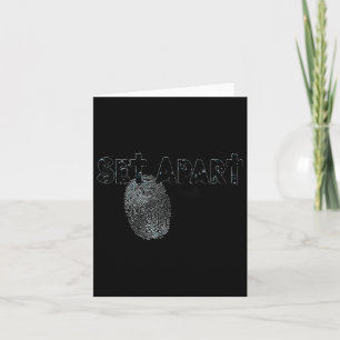 Carte Amusant Set Apart Psaume 43 Christian Cross Design