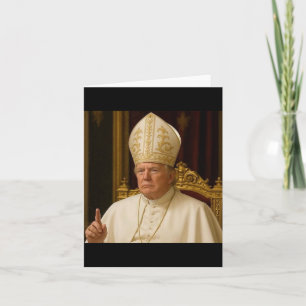 Carte Amusant Trump Pope mème Gear Républ catholique du
