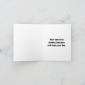 Carte Amusant Vieillir Humour d'anniversaire (Intérieur)
