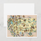 Carte amusante du Montana (Devant / Derrière)