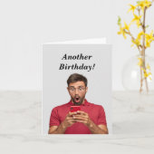 Carte Amusante Feminine Birthday Lying about Age Card (Fleur jaune)