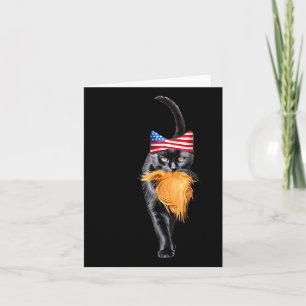 Carte Amusante Femme Sans Chat Avec Trump Votez Kama