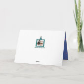 Carte amusante "Get Well" avec de mignons Hounds B (Dos)