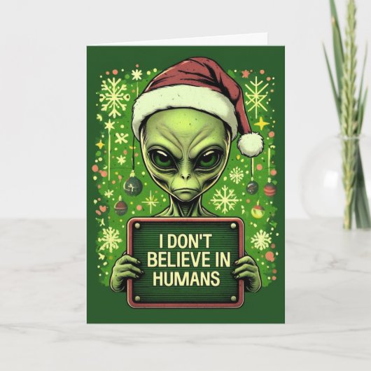 Carte amusante Joyeux Noël (Devant)