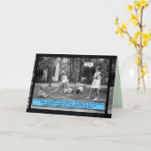 Carte amusante - Leapfrog (Fleur jaune)