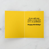 Carte Amusante Llama Avec Casquette De Fête - Anniversai (Intérieur)