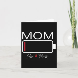 Carte Amusante Maman De 2 Garçons Du Fils Fils Fête Fête