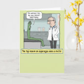 Carte Amusante Odeur D'Asperge De Pee Asperge Se Bien Bi (Fleur jaune)