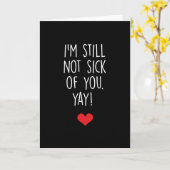 Carte amusante pour la Saint-Valentin (Fleur jaune)