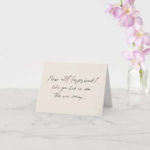 Carte Amusante proposition Bridesmaid, champagne ivoire 