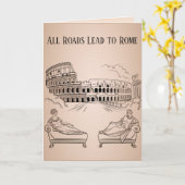 Carte Amusante Saint Valentin antique (Fleur jaune)