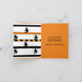 Carte Amusante sorcière grand-mère d'Halloween (Intérieur)