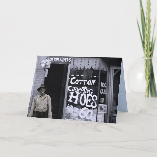 Carte amusante - Trous de coupe en coton (Devant)