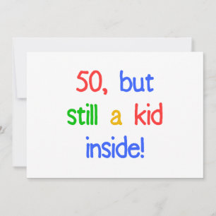 Carte Amusants 50e anniversaire Humour