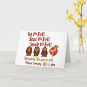 Carte Amusants 60e anniversaire cadeaux (Fleur jaune)