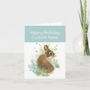 Carte Amusants Anniversaire Personnalisé Nom Mignonne La