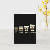 Carte Amusants Autisme Maman Coffee Sensibilisation Fête (Fleur jaune)