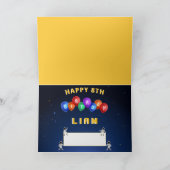 Carte Amusants Enfants Ajouter Nom Planète Système solai (Intérieur)