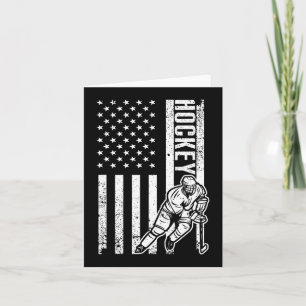 Carte Amusants Hockey Design Hommes Joueuse De Hockey Sp