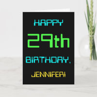 Amusement Digital calculant le 29ème anniversaire