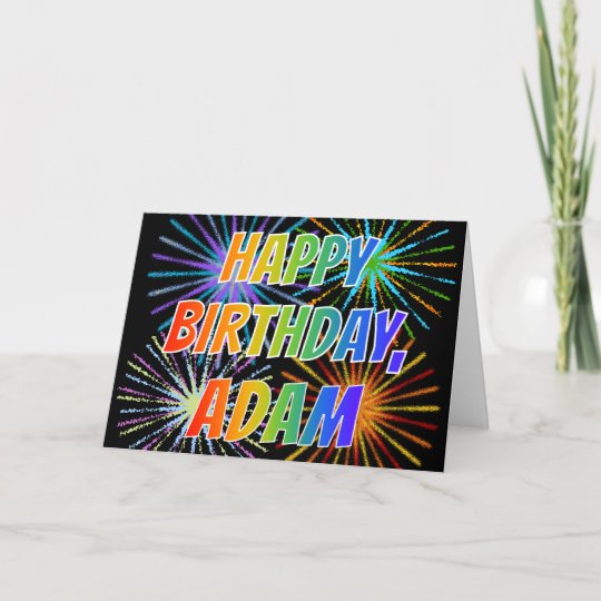 Carte Amusement Joyeux Anniversaire De Adam De Zazzle Be