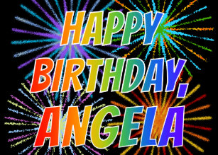 Cadeaux Joyeux Anniversaire Angela Zazzle Be