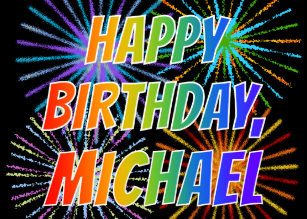 Cadeaux Joyeux Anniversaire Michael Zazzle Be