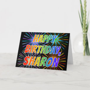 Carte Amusement "JOYEUX ANNIVERSAIRE " de "SHARON" de