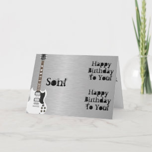 Carte Amusement, salutation d'anniversaire pour un fils,