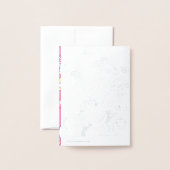 Carte amusements anniversaire licorne (Derrière avec enveloppe)