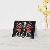 Carte Amusements d'hiver (Fleur jaune)