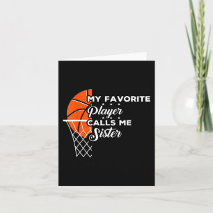 Carte Amusez Mon Joueur De Basketball Favori M'Appelle S