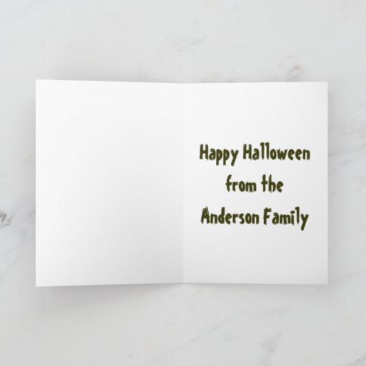 Carte Amusez-Vous Cet Halloween ! (Intérieur)