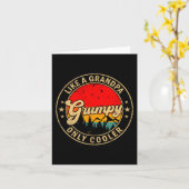 Carte Amusez-vous comme un grand-père mais en plus cool, (Fleur jaune)