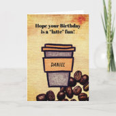 Carte Amusez-Vous Dernièrement À Votre Anniversaire Pers (Devant)