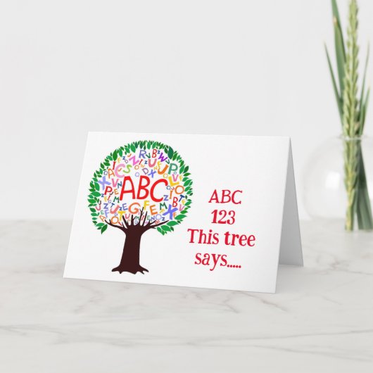 Carte AMUSEZ-VOUS POUR VOTRE "1er JOUR DE MATERNELLE" (Devant)