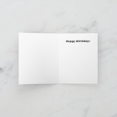 Carte Amusez-vous un Anniversaire (Intérieur)