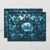 Carte Anabelle Goyle Victorian Numéro de table (Devant / Derrière)