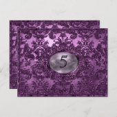 Carte Anabelle Plaza Victorian Numéro de table (Devant / Derrière)