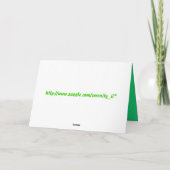 Carte Anagram d'anniversaire (Dos)