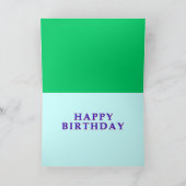 Carte Anagram d'anniversaire (Intérieur)