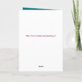 Carte Anagramme Anniversaire (Dos)